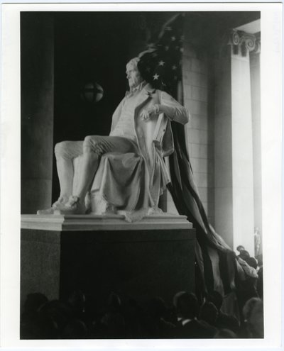 Unveiling of the Karl Bitter Statue of Thomas Jefferson at the Jefferson Memorial Building by Unknown